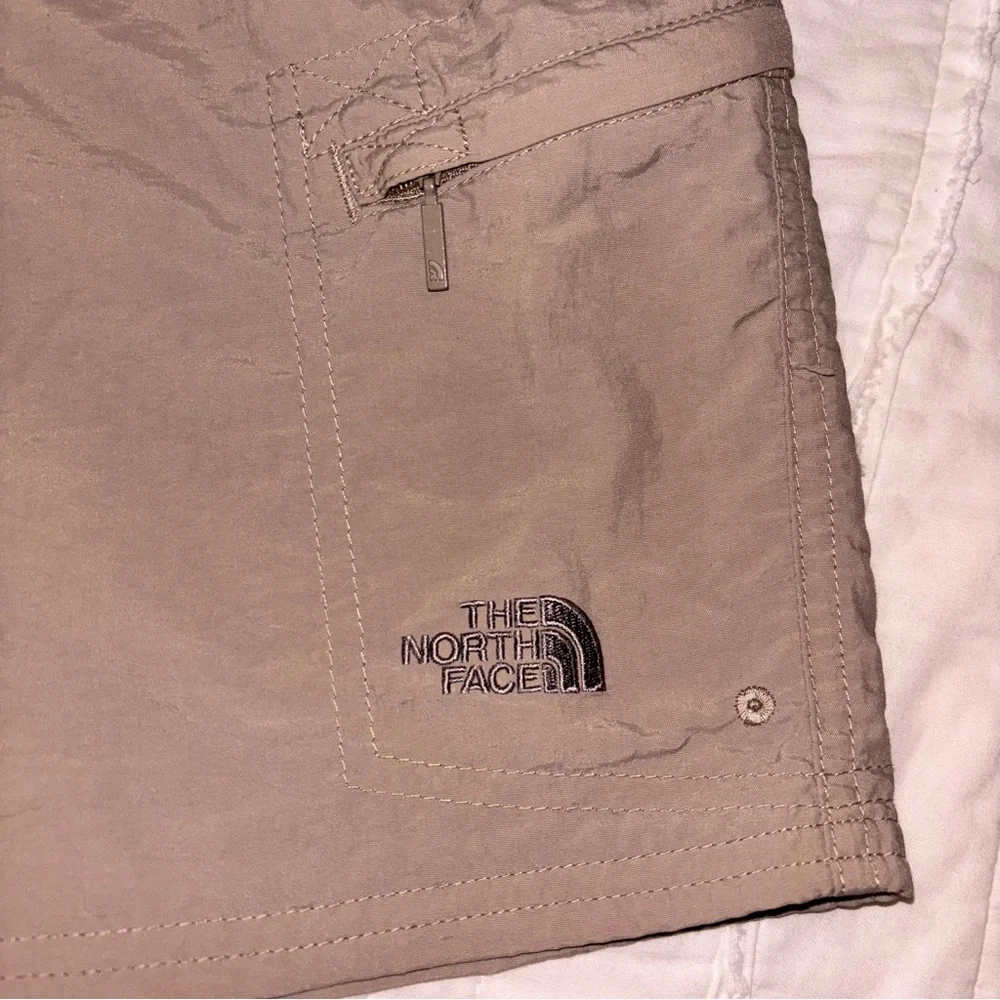 The North Face XL Tan Swim Trunks Outdoor Shorts mesh liner river ocean canoe